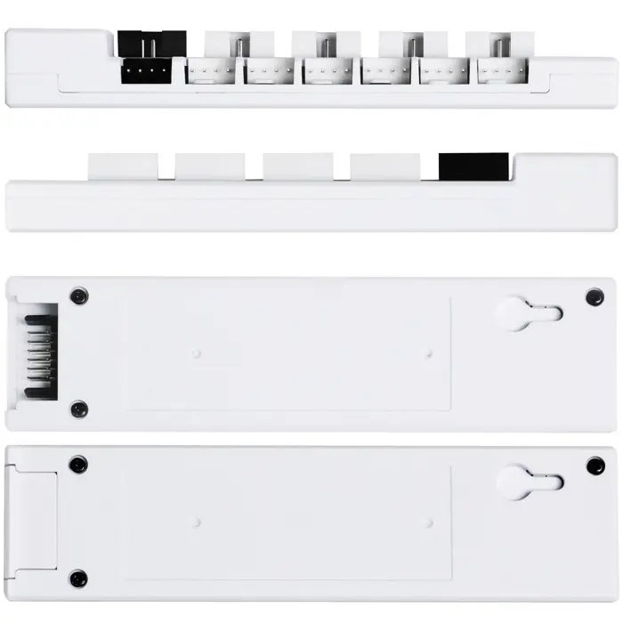 Lian Li EDGE HUB, 4x USB, 6x PWM - weiß-EG-HUB01W