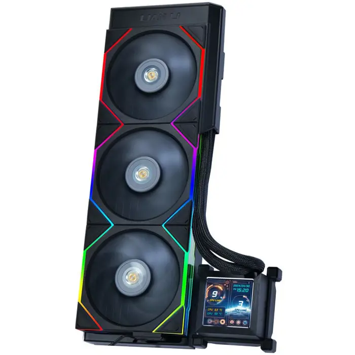 Lian Li HydroShift LCD 360TL Komplett-Wasserkühlung - schwarz-HSLCD36TB