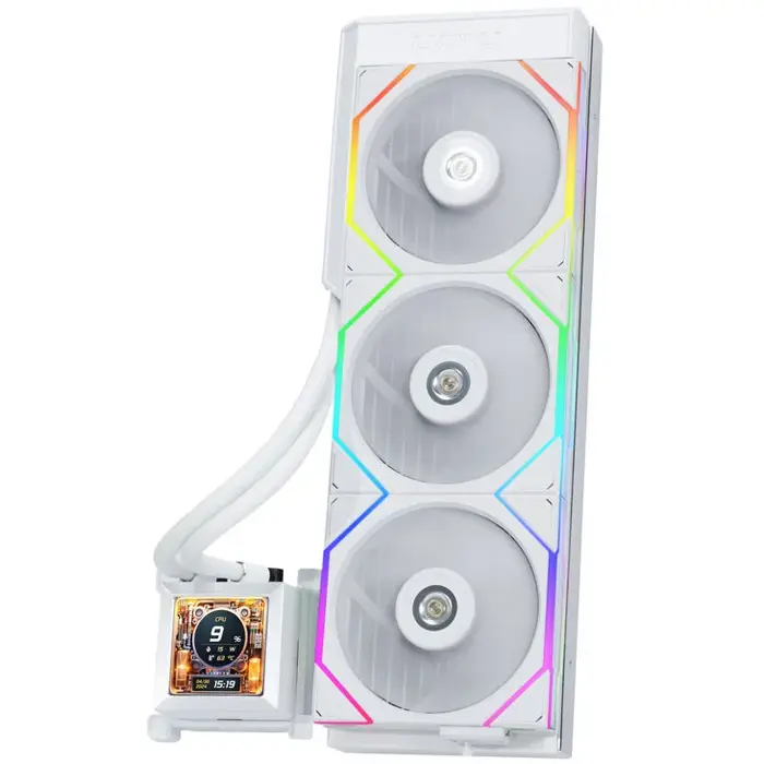 Lian Li HydroShift LCD 360TL Komplett-Wasserkühlung - weiß-HSLCD36TW