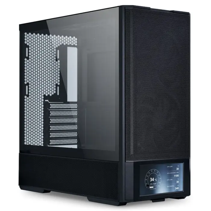 Lian Li LANCOOL 207 Digital PC-Gehäuse, Midi-Tower, ATX, Tempered Glass - schwarz-LAN207DX