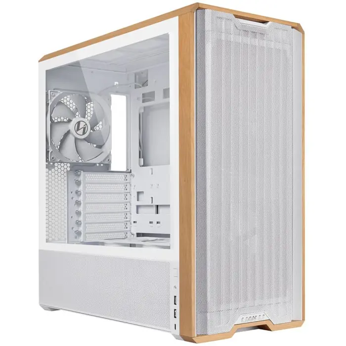 Lian Li Lancool 217 PC-Gehäuse, Midi-Tower, ATX, Tempered Glass - weiß-LAN217W