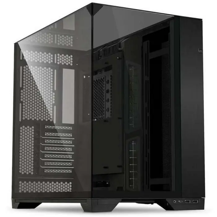 Lian Li O11 Vision Compact, Midi-Tower, E-ATX, Tempered Glass - schwarz-O11VPX