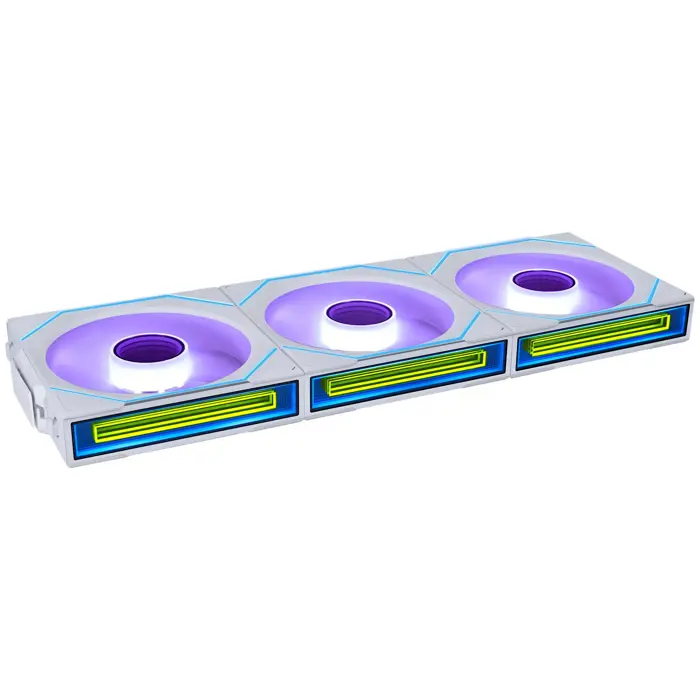 Lian Li UNI FAN SL-INF Wireless Lüfter, ARGB, PWM - 3er-Pack, mit Controller, 120mm, weiß-12SLIN1W3W