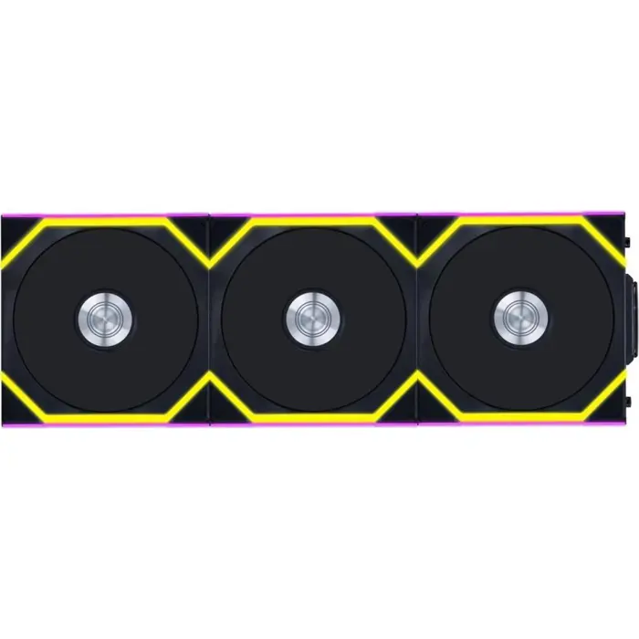 Lian Li UNI FAN SL Wireless ARGB PWM Fan, 3-Pack incl. Controller - Reverse Blade, 120 mm, black