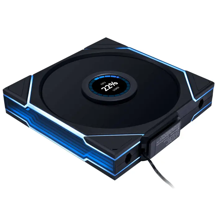 Lian Li UNI FAN TL LCD Wireless Lüfter, ARGB, PWM - Reverse Blade, 140mm, schwarz-14RTLLCD1W1B