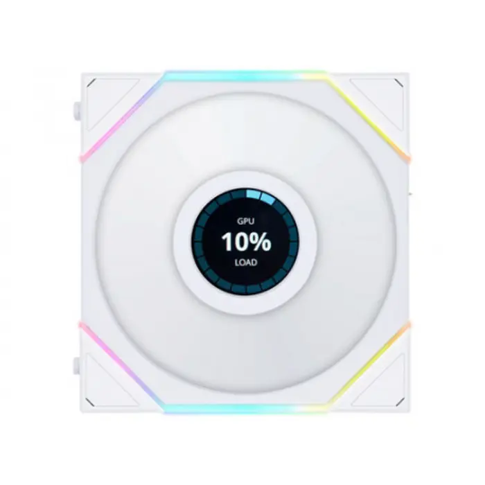 Lian Li UNI FAN TL Wireless LCD Lüfter, ARGB, PWM - 120 mm, weiß-12TLLCD1W1W