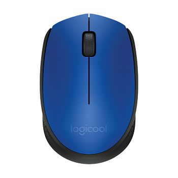 Logitech M171 bežični optički miš, plavo-crna