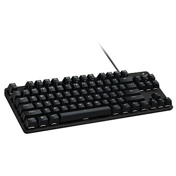 LOGITECH G413 TKL SE Corded Mechanical Gaming Keyboard - BLACK - US INTL - USB - TACTILE