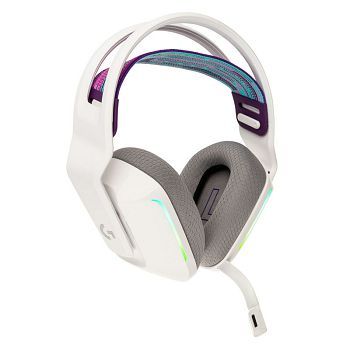 Logitech G733 LIGHTSPEED RGB Gaming Slušalice - bijele 981-000883