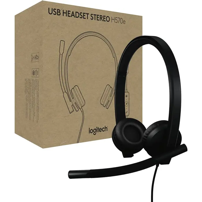 LOGITECH HEADSET - H570e (Teams version) headset - BLACK - USB - (Do Not Use) EMEA28-935 - USB-A