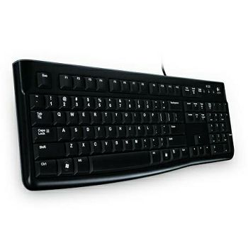 Logitech Keyboard K120 for Business US Layout- Black