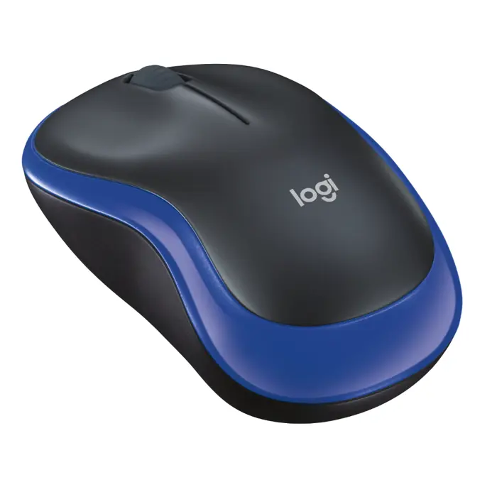 Logitech M185 bežični optički miš, plava