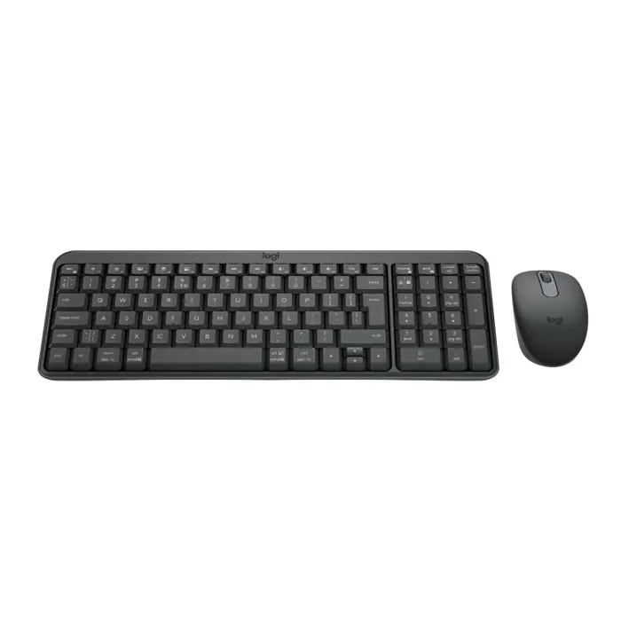 Logitech MK250 bežična tipkovnica i miš, crna