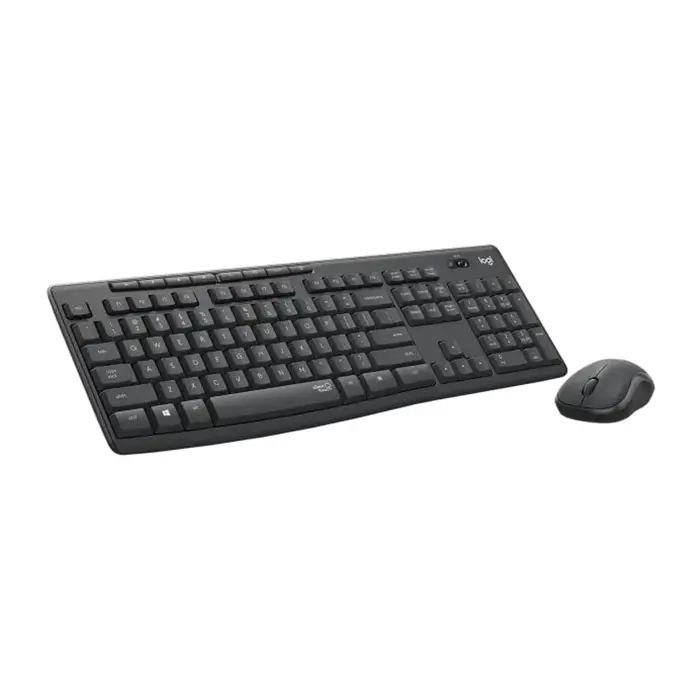 Logitech MK295 Silent bežična tipkovnica+miš, USB, tamnosiva (920-009809)