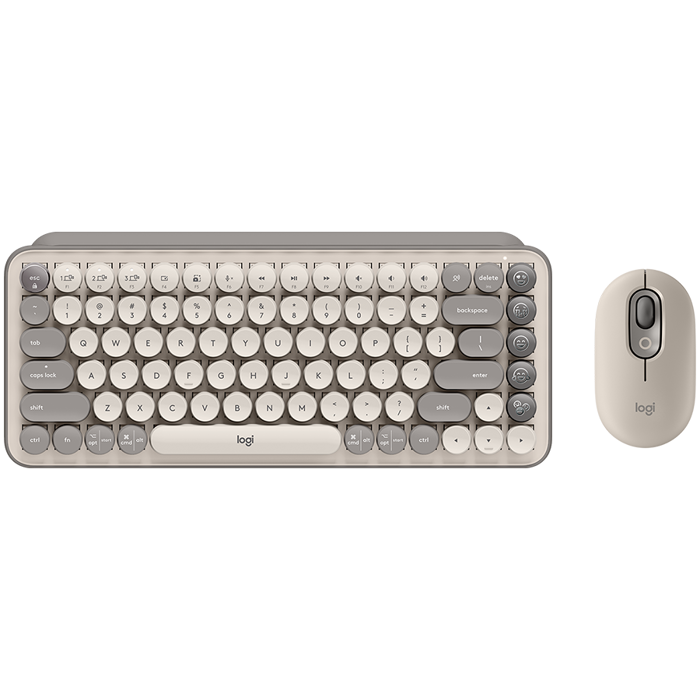 LOGITECH POP ICON KEYS - GRAPHITE - US INTL - BT  - INTNL-973