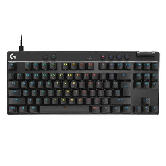Logitech Pro X TKL Rapid, meh. tipkovnica, crna