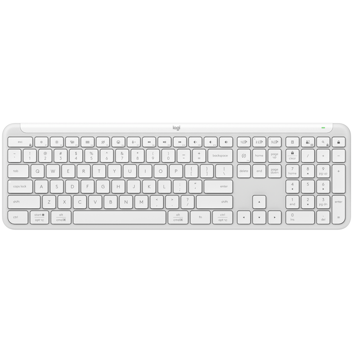 LOGITECH SIGNATURE SLIM WIRELESS KEYBOARD K950 - OFF WHITE - US INTL - 2.4GHZ/BT - INTNL-973