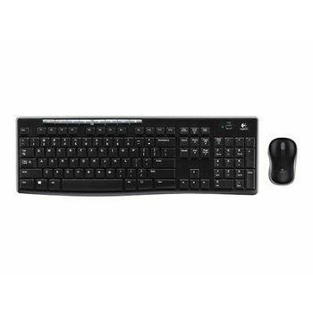 LOGITECH Wireless Combo MK270 US Layout crna