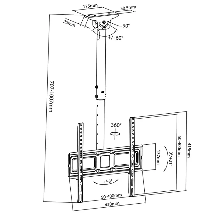 maclean-mc-943-universal-tv-bracket-ceiling-mount-swivel-til-30271-wlononwcrbepp.webp