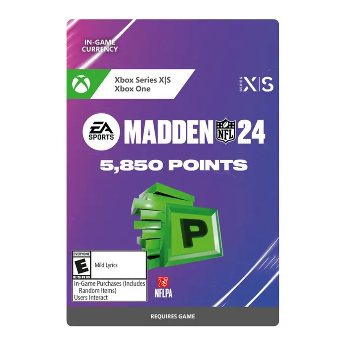 Madden NFL 24 - 5850 Ultimate Team Points (XBOX One / Xbox Series X|S)