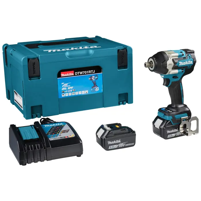 Makita DTW701RTJ power screwdriver/impact driver 1000 RPM Black, Blue
