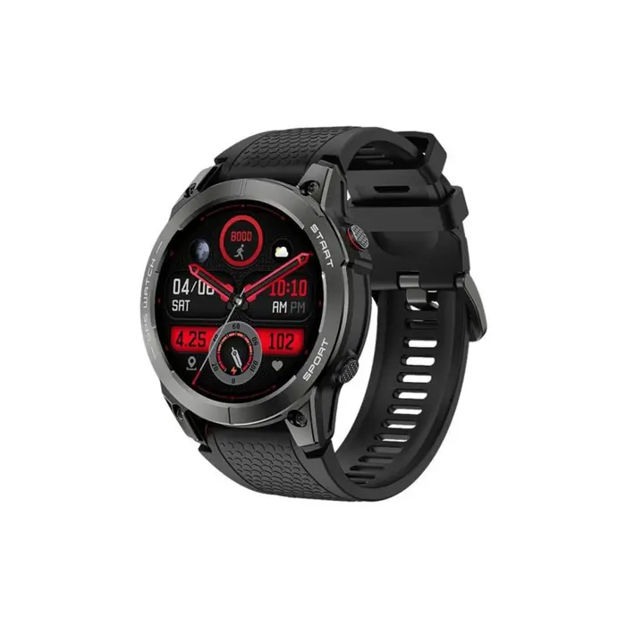 MANTA pametni sat, BT, GPS, vodootporan, sportski, crni SWA001BK