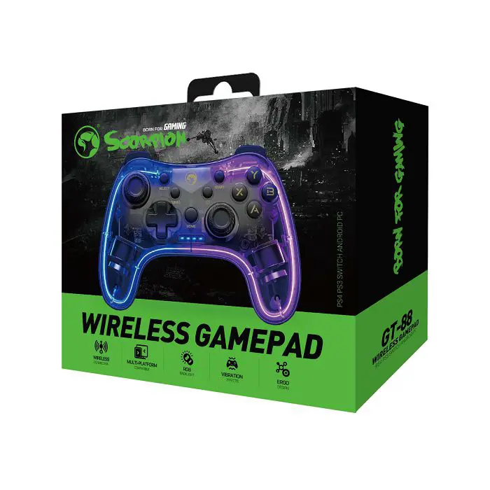 MARVO GT-88 GHOST 40 WIRELESS GAMEPAD - 6932391923788