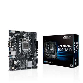 Matična ploča ASUS PRIME H510M-D, Intel H510, DDR4, mATX, s. 1200 - 10/11Gen procesora