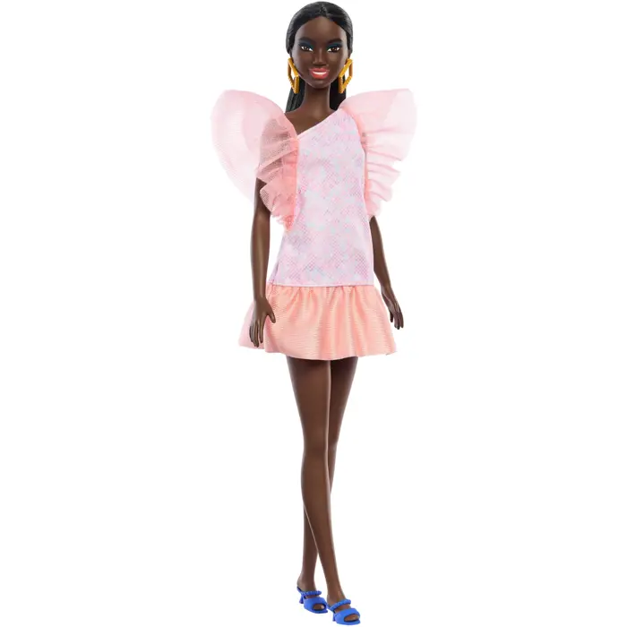 mattel-barbie-fashionistas-doll-peach-puffy-sleeves-dress-22652-hrh14-w.webp