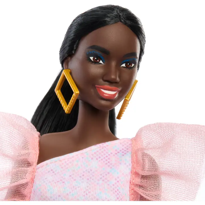 mattel-barbie-fashionistas-doll-peach-puffy-sleeves-dress-50577-hrh14-w.webp