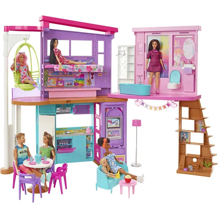 Mattel Barbie Malibu house, play building