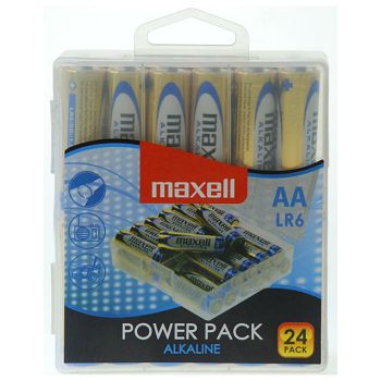 Maxell alkalne baterije LR-6/AA, 24 komada, box