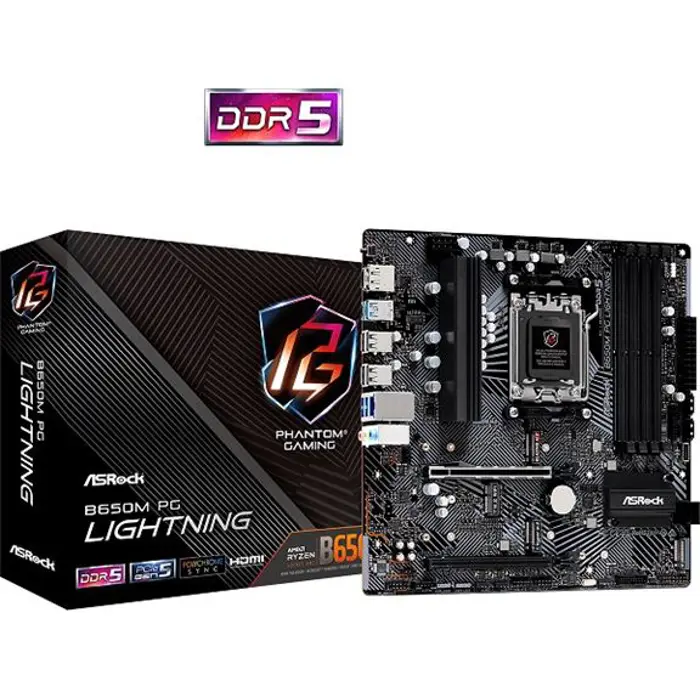 MBO AM5 ASR B650M PG LIGHTNING