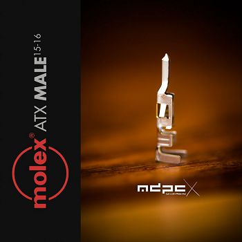 MDPC-X ATX-Kontakt za krimpanje 15-16 AWG muški za MOLEX konektore - 10 komada CR-MLX-M16-4000