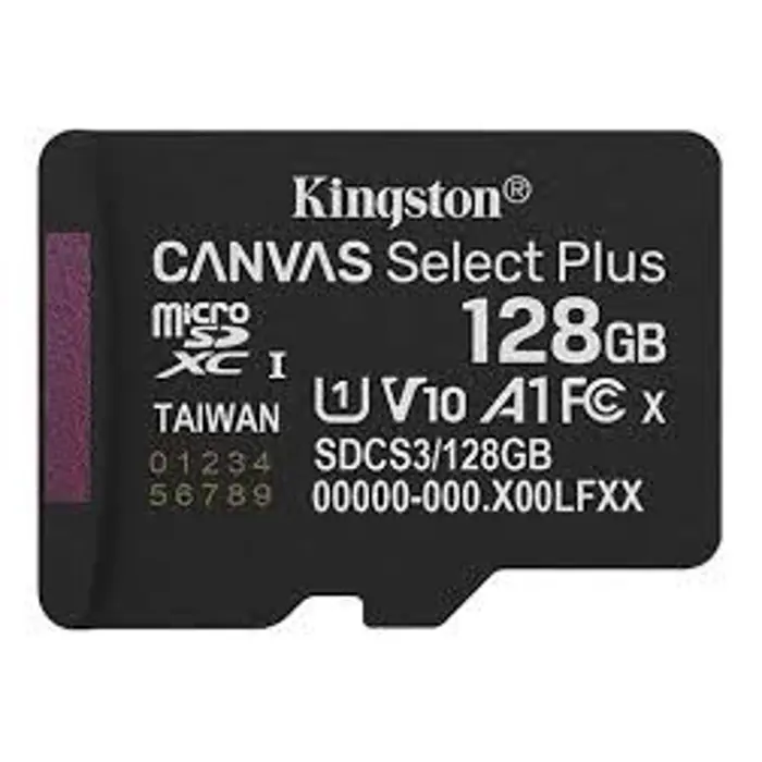 MEM SD MICRO 128GB Kingston Canvas Select Plus SDCS3/128GBSP
