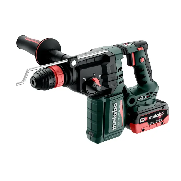 METABO. HAMMER KH 18 LTX BL 28 Q 2x5,5Ah LiHD METABOX 165