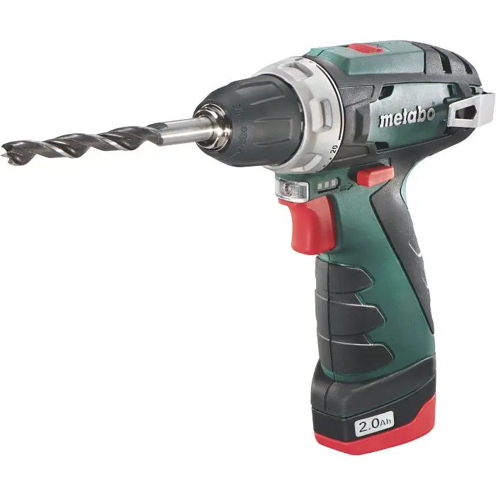 METABO. SCREWDRIVER BS 10,8 BASIC /2,0 34/17Nm 1x2,0Ah BAG + BATTERY 12V 2,0