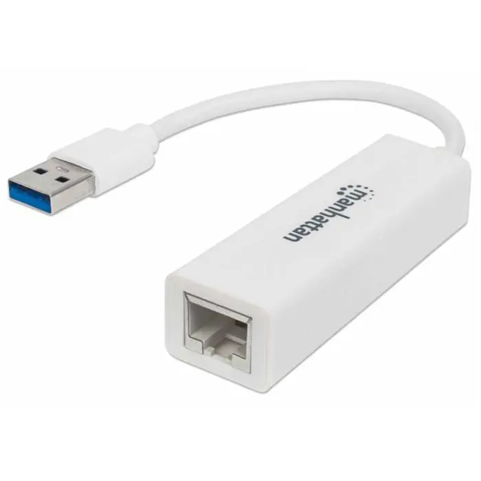 MH adapter USB-A 3.0 to RJ-45 Gigabit, bijeli