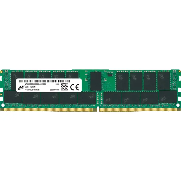 Micron DDR4 - 64GB - 3200 - CL - 22 (1x 64 GB), Single RAM (green, MTA36ASF8G72PZ-3G2R)