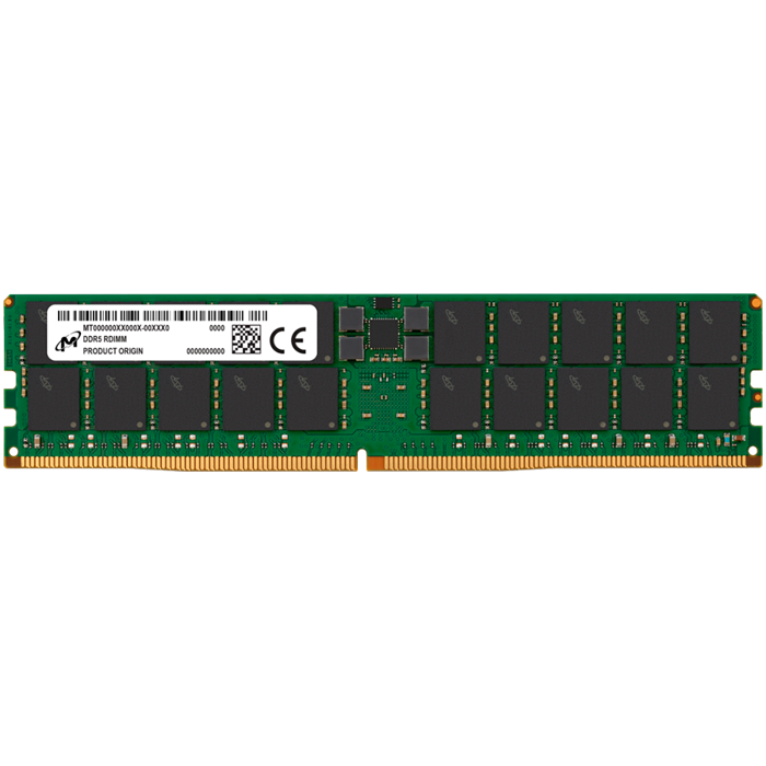 MICRON DDR5 RDIMM 32GB 2Rx8 5600 CL46 (16Gbit) (Single Pack)