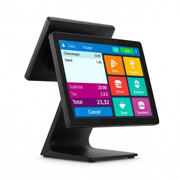 MicroPOS NBP-156, 15,6"+11,6", J4125, 8GB, 256 SSD