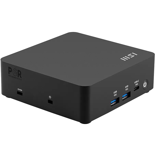 Mini stolno računalo MSI Cubi NUC AI 1UMG-073BEU Core Ultra 7 / 16GB / 512GB SSD / Wi-Fi 6E + BT / 2x2.5Gbps / Windows 11 Pro (crno)