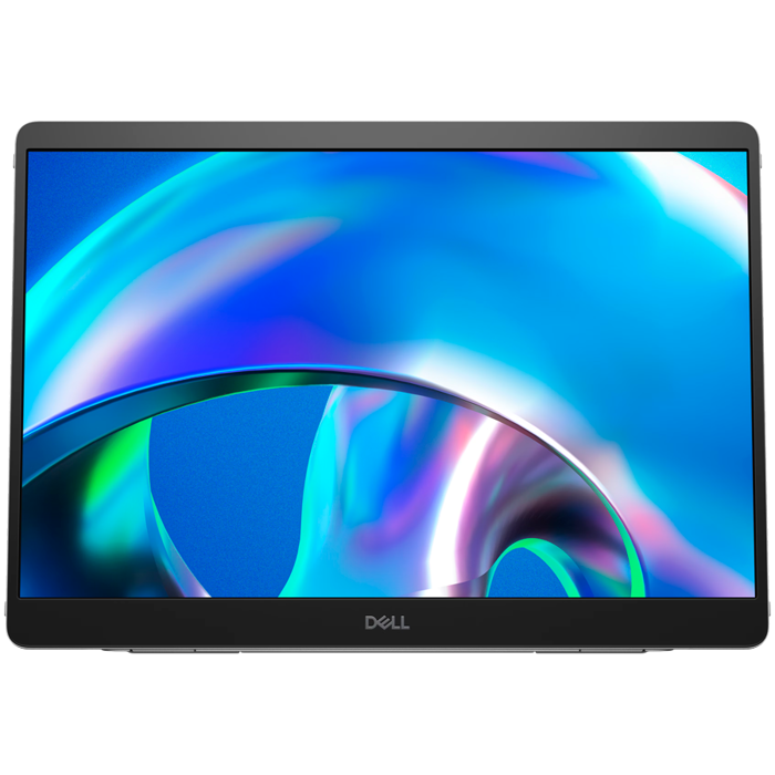 Monitor Dell Pro 14 Plus Portable P1425, 1920x1200, WUXGA, 60Hz, IPS Antiglare, 16:10, 1500:1, 400 cd/m2, 7ms, 178/178, 2xUSB-C, Tilt, Portrait, 3Y