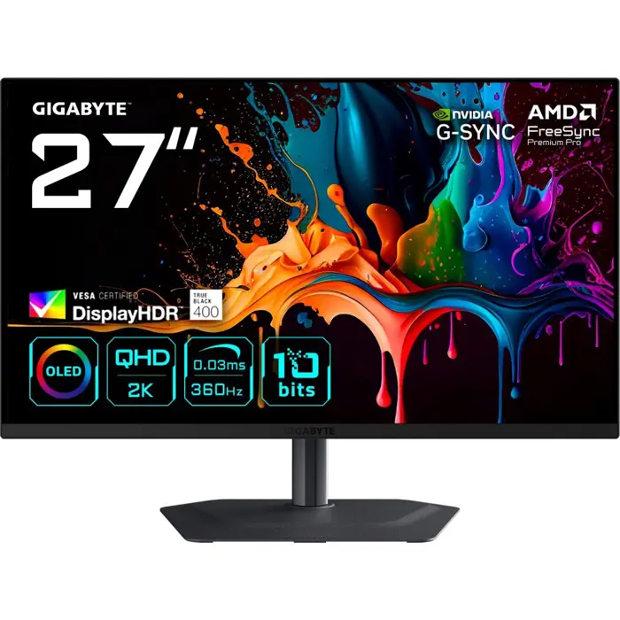 MONITOR GIGABYTE OLED 27" MO27Q3 360Hz