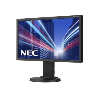 Monitor NEC 22" E224wi; black, A-;1920x1080, 1000:1, 250 cd/m2, VGA, DVI, DisplayPort, AG