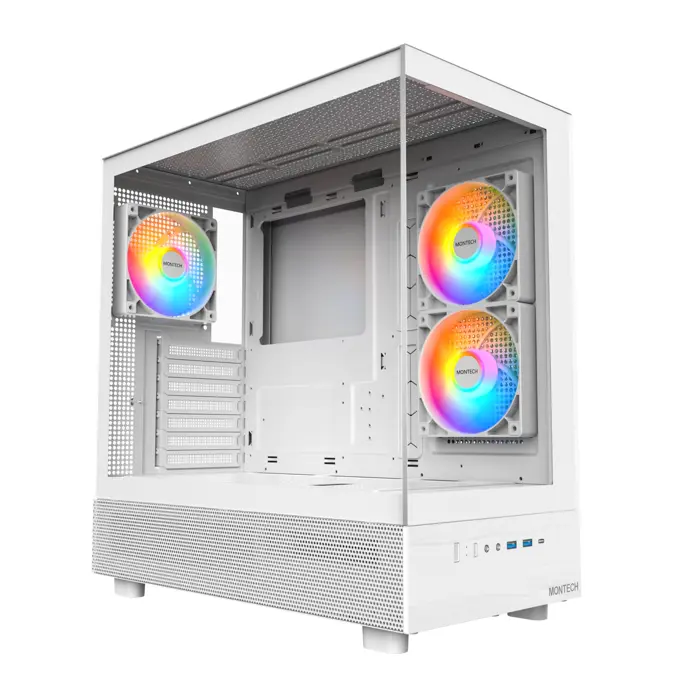Montech XR Midi-Tower, Tempered Glass - weiß-XR (W)
