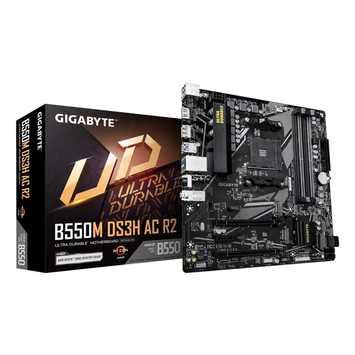 Motherboard MB AMD B550 SAM4 MATX/B550M DS3H AC R2
