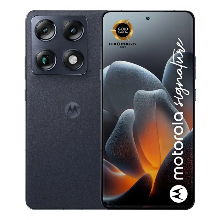 Motorola signature 17.2 cm (6.78") Dual SIM Android 16.0 5G USB Type-C 16 GB 512 GB 5200 mAh Dark Blue