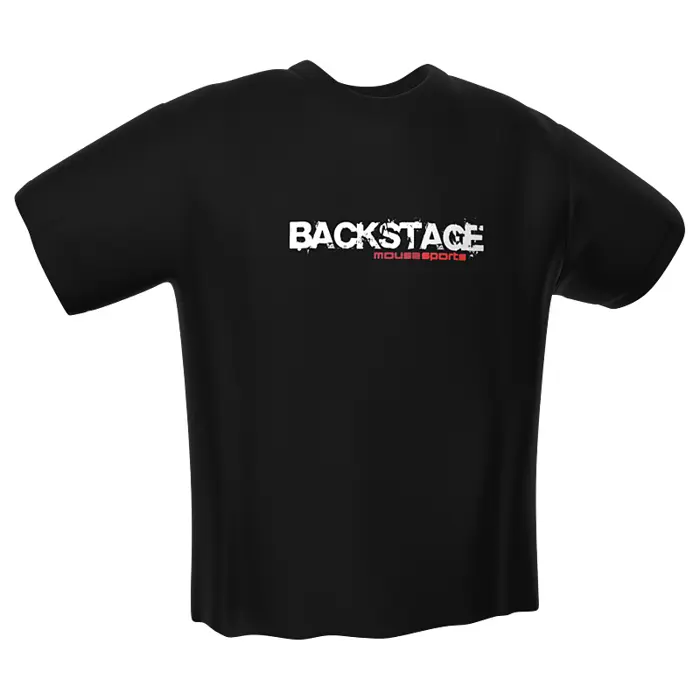 MOUSESPORTS BACKSTAGE T-Shirt Black (XL)-