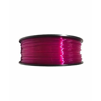 Filament for 3D, PET-G, 1.75 mm, 1 kg, purple tran